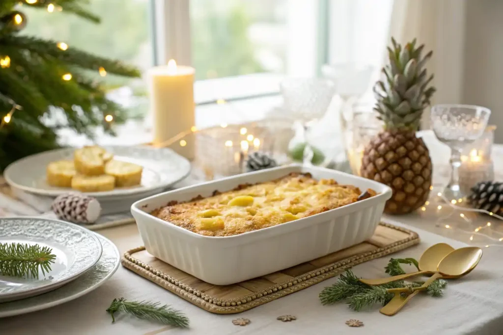 pineapple casserole recipe