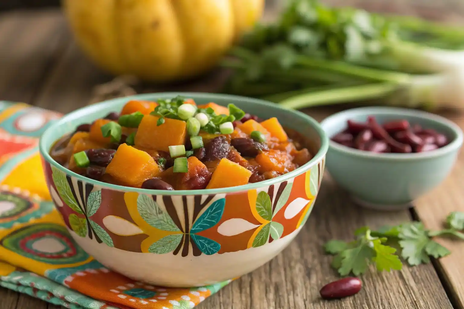 recipe squash and kidney beans