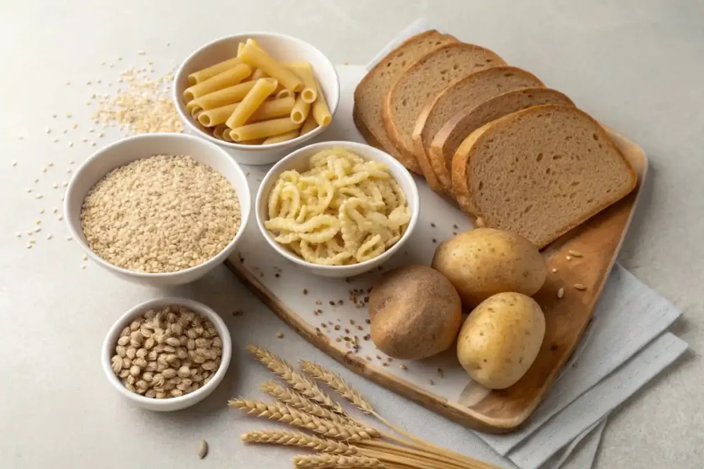 The Eatwell Guide Explained: A simple, friendly look at healthy eating for everyday life 3 The Eatwell Guide Explained: A simple, friendly look at healthy eating for everyday life Wholegrain starchy carbohydrates like rice, oats, bread, pasta, and potatoes